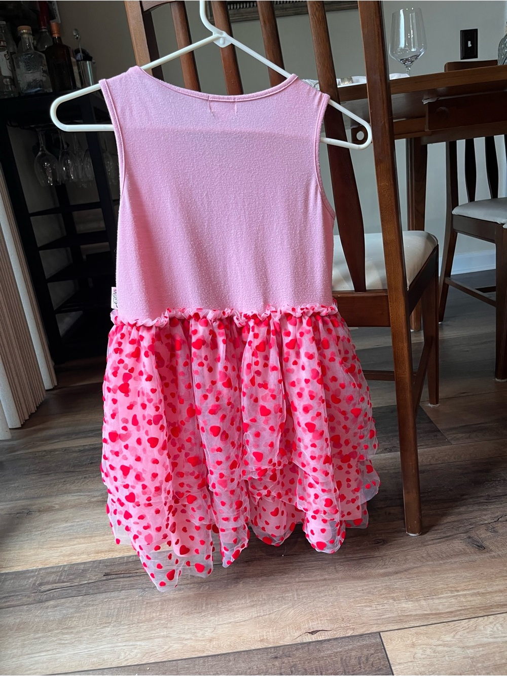 JoJo Siwa Pink Heart Layered Tulle Dress! Girls 14/16! Cute Costume?